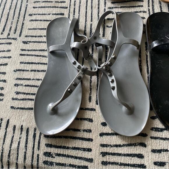 Express And Madden Girl Sandal Shoe Bundle Grey Black 10 - Picture 5 of 7